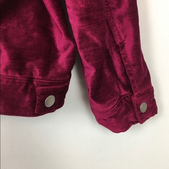 Free People Velvet Trucker Jacket - Picture 7 of 8